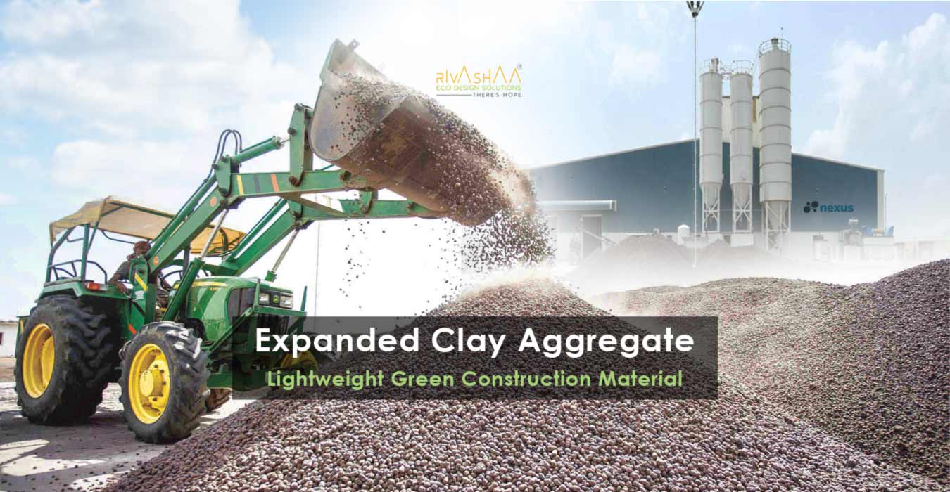 Lightweight expanded clay aggregate, eca, leca, manufacturer, supplier, India, construction aggregates, building materials