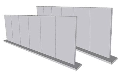 Lightweight ECA Precast Concrete Construction Wall Panel